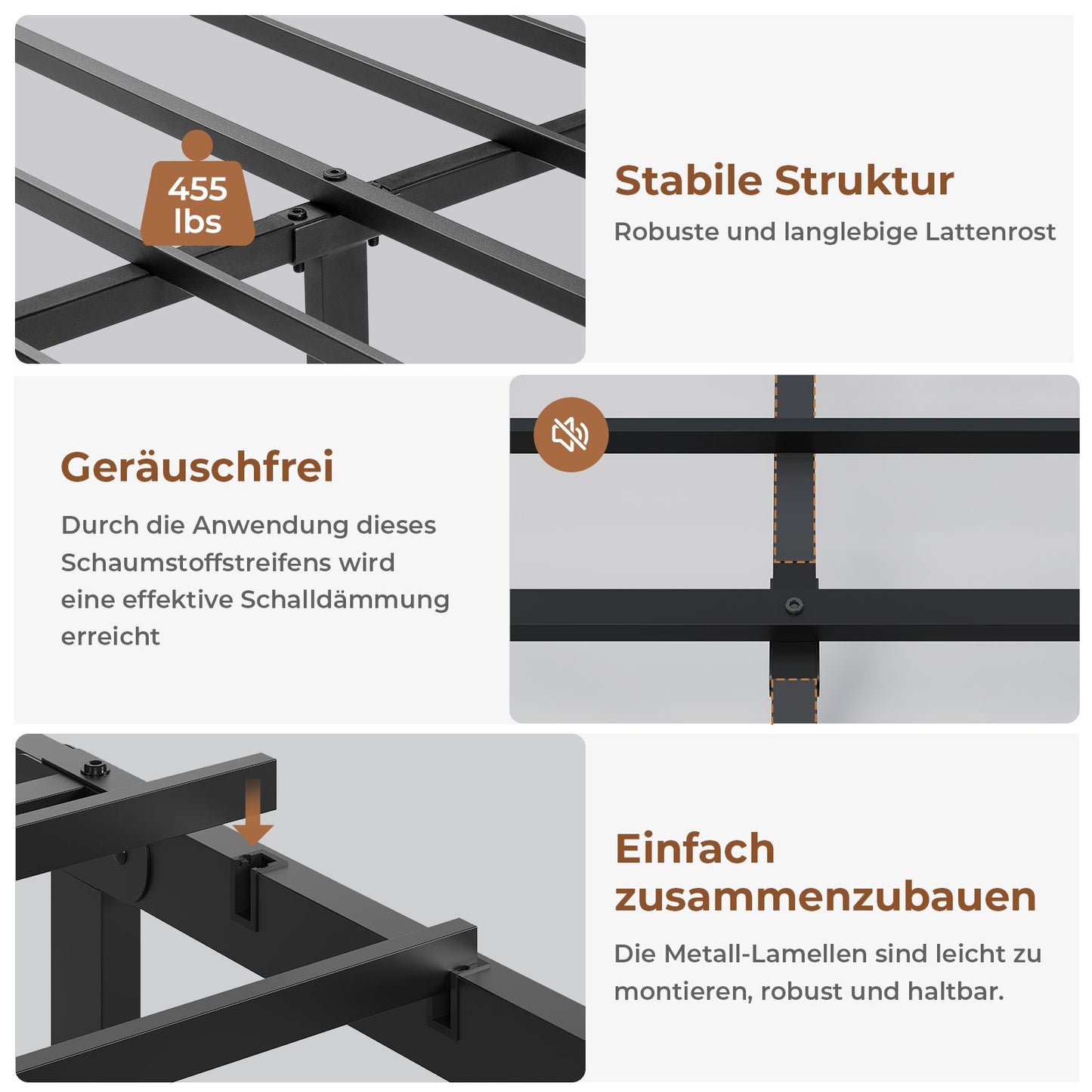 AOGLLATI Bett 140×200 cm Polsterbett mit Ladestation und LED-Beleuchtung Doppelbett Stauraumbett mit Stauraum Kopfteil 4 Schubladen