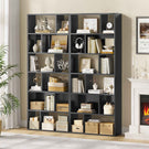 AGOLLATI Bücherregal Regal mit 6 Ebenen Freistehend Bücherschrank mit 12 offene Fächer Standregal für Wohnzimmer Büro Modern