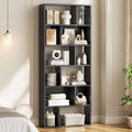AGOLLATI Bücherregal Regal mit 6 Ebenen Freistehend Bücherschrank mit 12 offene Fächer Standregal für Wohnzimmer Büro Modern