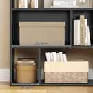 AGOLLATI Bücherregal Regal mit 6 Ebenen Freistehend Bücherschrank mit 12 offene Fächer Standregal für Wohnzimmer Büro Modern