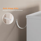 AOGLLATI Waschbeckenunterschrank Badezimmer Unterschrank Waschbecken 30 x 60 x 60 cm Weiß