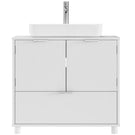 AOGLLATI Waschbeckenunterschrank Badezimmer Unterschrank Waschbecken 30 x 60 x 60 cm Weiß