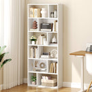 AGOLLATI Bücherregal Regal mit 6 Ebenen Freistehend Bücherschrank mit 12 offene Fächer Standregal für Wohnzimmer Büro Modern