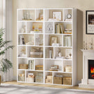 AGOLLATI Bücherregal Regal mit 6 Ebenen Freistehend Bücherschrank mit 12 offene Fächer Standregal für Wohnzimmer Büro Modern