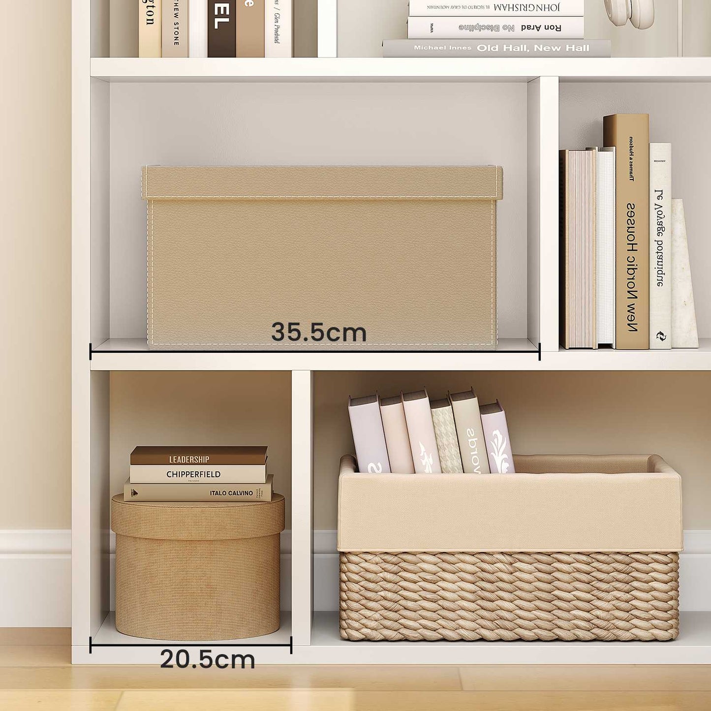 AGOLLATI Bücherregal Regal mit 6 Ebenen Freistehend Bücherschrank mit 12 offene Fächer Standregal für Wohnzimmer Büro Modern