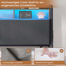 AOGLLATI Hydraulisches Stauraumbett mit LED Beleuchtung und Steckdosen mit Stauraum Kopfteil mit HolzLattenrost & USB-Ladefunktion