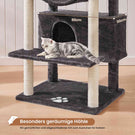 AOGLLATI Kratzbaum groß XXL 175cm Katzenbaum Katzen stabil mit 3 großer Aussichtsplattform Sisal-Kratzstangen