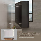 AOGLLATI Spiegelschrank Bad aus Metall mit Beleuchtung Kein Aufbau Nötig Badezimmerschrank mit USB Anti-Fog 3 Farbtemperatur Dimmbare