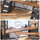 AOGLLATI Hochbett 90x200 cm mit Integriertem Schreibtisch Jugendbett Etagenbett mit Schreibtisch Loftbett 90x200 mit Stauraum